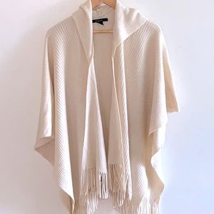 Cejon Cardigan Shawl Hoodie Open Front Wrap Size OS